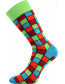 Pánské veselé barevné ponožky Lonka WEAREL 021, zelená