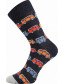 Pánské veselé barevné ponožky Lonka HARRY, mix A, bus