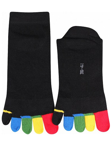 Prstové ponožky Prstan-a 05 barevné prsty, nízké