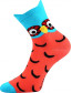 Ponožky Boma XANTIPA 34-3D, mix B, korálová