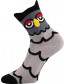 Ponožky Boma XANTIPA 34-3D, mix B, šedá