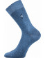Společenské ponožky Lonka DESPOK, jeans melé