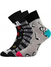 Ponožky Boma IVANA 54 - balení 3 páry v barevném mixu