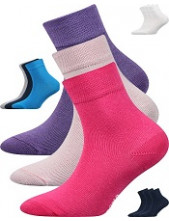 Ponožky Boma Emko - balení 3 páry v barevném mixu
