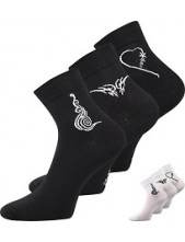 Ponožky Boma TATOO - balení 3 páry v barevném mixu
