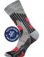 VISION sportovní ponožky VoXX s Merino vlnou Světle šedá