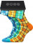 Pánské ponožky Lonka WEBOX 010- balení 3 různé páry v krabičce