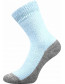 SPACÍ ponožky Boma - veselé barvy, světle modrá