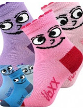 Kojenecké ponožky VoXX KUKIK - balení 3 páry v barevném mixu