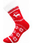 Ponožky Boma NORWAY, červená