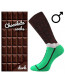 Ponožky Lonka CHOCOLATE, dark, pánské