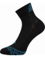EVOK dámské ponožky VoXX, mix černá, vzor tyrkys