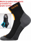 MOSTAN sportovní ponožky VoXX, černá