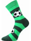 Ponožky Boma - Arnold zelené pruhy