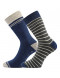 Ponožky Boma GONG ABS 06 - balení 2 páry v různých barvách