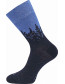Pánské veselé barevné ponožky Lonka HARRY, mix E, les