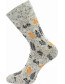 Pánské veselé barevné ponožky Lonka HARRY, mix E, stromky
