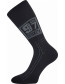 Ponožky Boma KUBA III černá, nápis 97 BROOKLYN COLLEGE