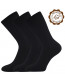 Lonka Zebran ponožky 100% bavlna, černá