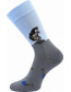 Ponožky Boma Krtek KR 111 mix C, světle modrá/tmavě šedá