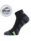 Gastm sportovní ponožky VoXX se stříbrem, černá