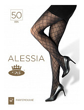 Vzorované punčochové kalhoty Alessia 50 DEN