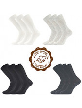 HALIK ponožky 100% bavlna Lonka - balení 3 páry i nadměrné velikosti