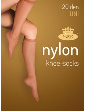 Dámské podkolenky NYLONknee-socks 20DEN - balení 5 párů