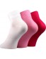 Ponožky VoXX BADDY B, mix C, bílá, růžová, magenta