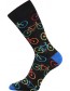 WEAREL 014 společenské ponožky Lonka, černá