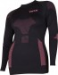 Termoprádlo - VoXX AP 06 dámské tričko dlouhý rukáv, černo-magenta
