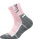 WALLÍK dětské sportovní ponožky VoXX, mix A, růžová