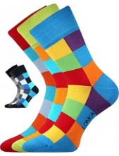 DECUBE ponožky Lonka - balení 3 páry v barevných mixech