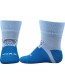 SEBÍK kojenecké bambusové ponožky VoXX Mix B - Světle modrá